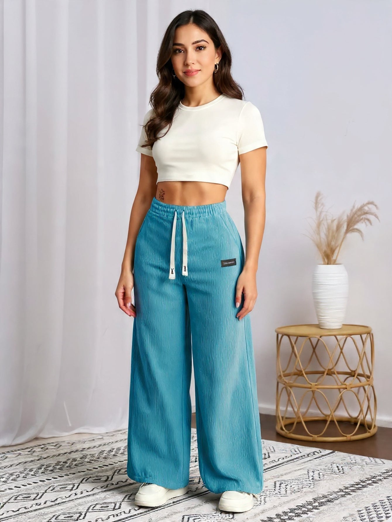 Calça Feminina Wide Leg