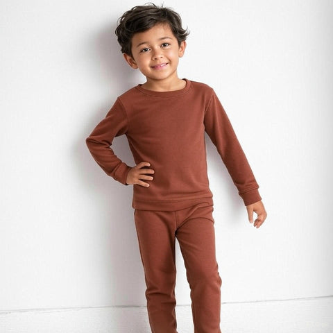 Conjunto Térmico Pelúciado Infantil Juvenil Menina e menino - Tamanhos 04 ao 14