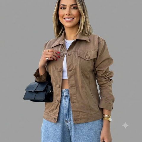 Jaqueta Jeans Feminina