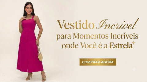Vestido Midi com Bolso e Bojo Forrado Rario10 – Alça Estastex nas Costas | Rosa, Preto e Verde