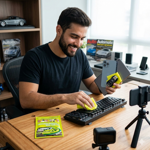 Geleia de Limpeza de Automóveis, Aparelhos, Celular, Teclados - Cyber Clean