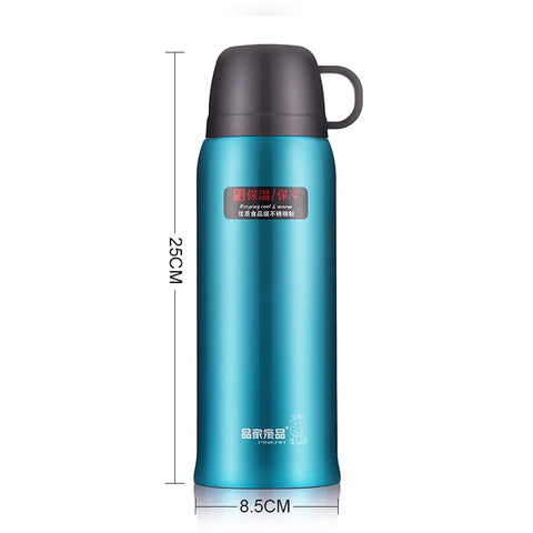 Garrafa Térmica Pinkah Thermos 730ml com bolsa grátis, aço inoxidável 304