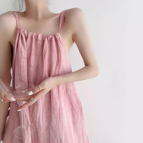 Vestido Longo Feminino Rosa