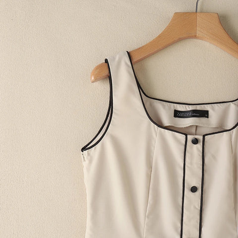 Vestido Aurora Rario10 – Elegância Vibrante com Botões Frontais