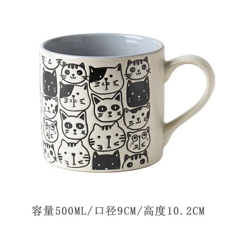 Caneca de Cerâmica Criativa Pets