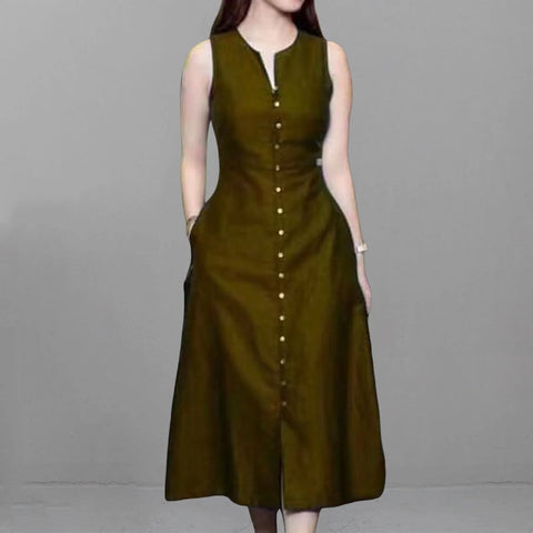 Vestido Feminino Alfaiataria Elegante