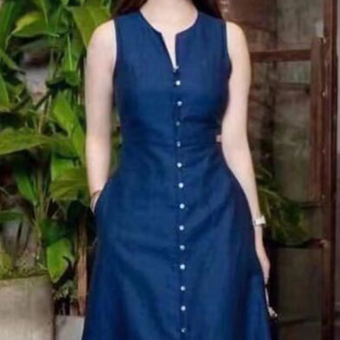 Vestido Feminino Alfaiataria Elegante