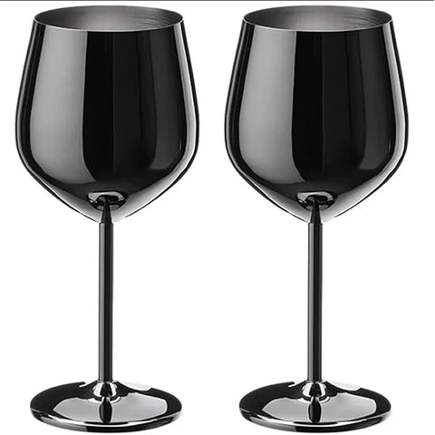 Cálice de Vinho de Aço Inoxidável 500ml