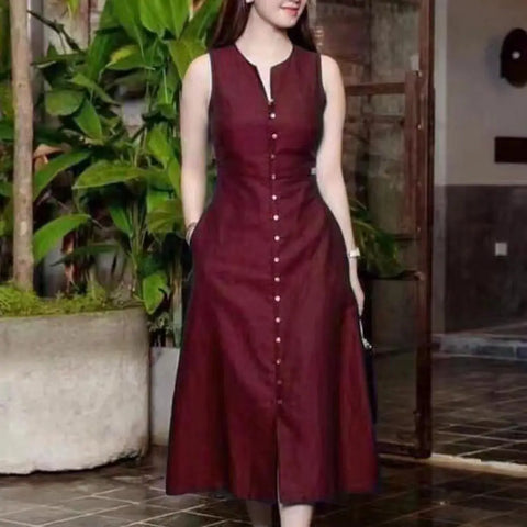 Vestido Feminino Alfaiataria Elegante