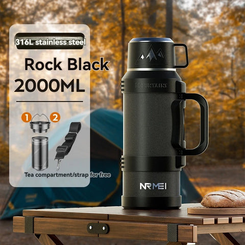 Garrafa Térmica Grande de Aço Inoxidável 2L, 4L, 5L, 6L