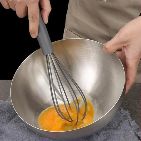 Tigela de Salada em Aço Inoxidável