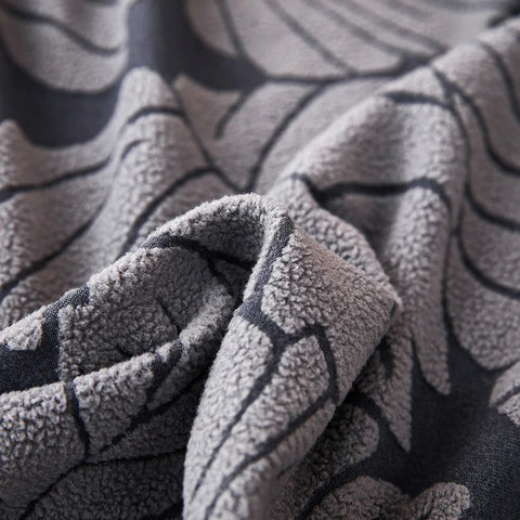 Capa de Sofá-Cama Jacquard com Saia e sem Braços