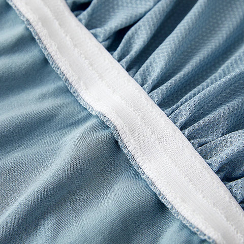 Capa de Sofá-Cama Jacquard com Saia e sem Braços