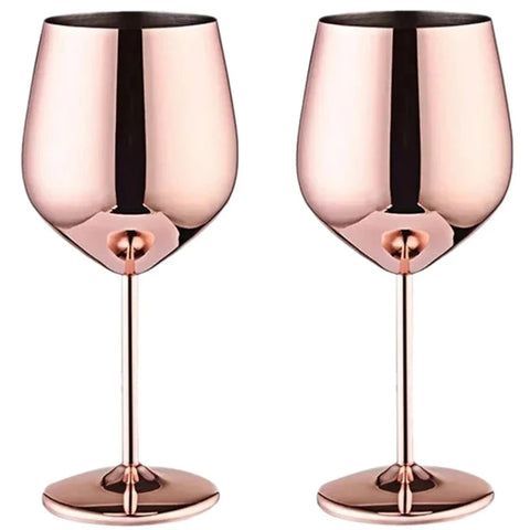 Cálice de Vinho de Aço Inoxidável 500ml