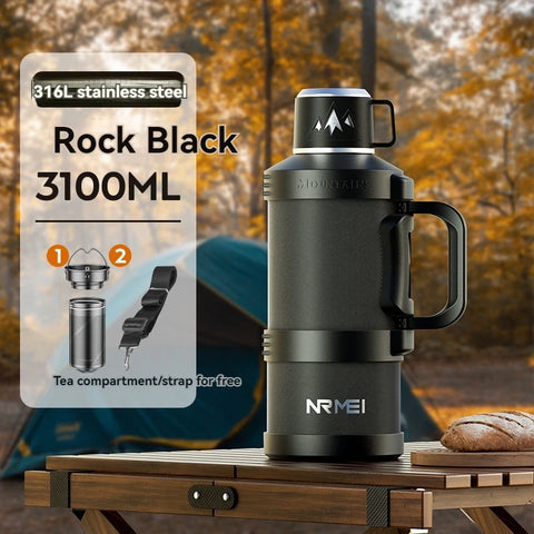 Garrafa Térmica Grande de Aço Inoxidável 2L, 4L, 5L, 6L