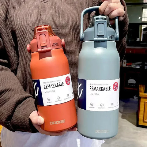 Garrafa Térmica de Aço Inoxidável DODGE 1300/1700ML