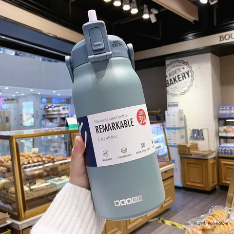 Garrafa Térmica de Aço Inoxidável DODGE 1300/1700ML