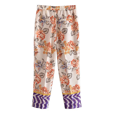 Conjunto Feminino Blazer e Calça Floral