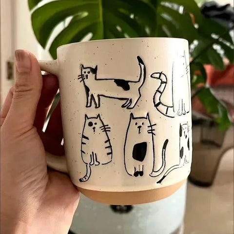 Caneca de Cerâmica Criativa Pets