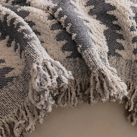 Capa para Sofá em Chenille Listrado