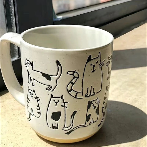 Caneca de Cerâmica Criativa Pets