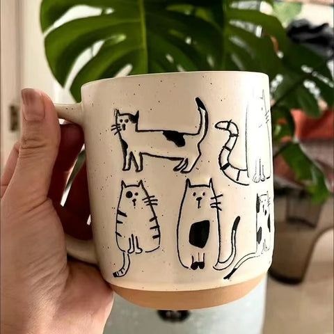 Caneca de Cerâmica Criativa Pets