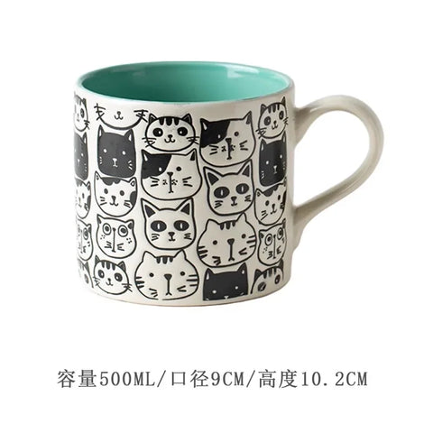 Caneca de Cerâmica Criativa Pets