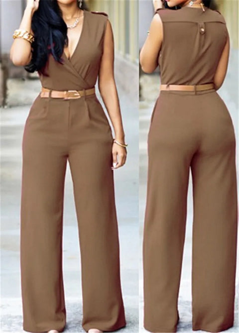 Macacão Feminino sem Mangas Bodysuit Bodycon