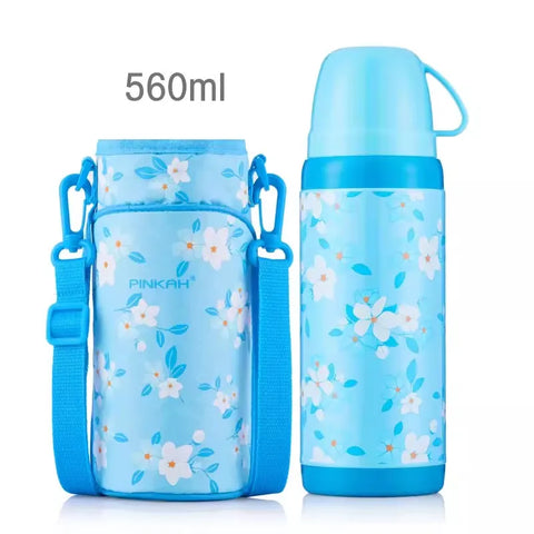 Garrafa Térmica Pinkah Thermos 730ml com Bolsa Grátis