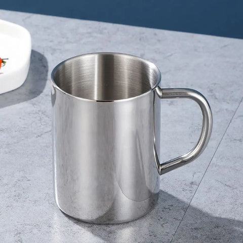 Caneca de Café em Aço Inoxidável de 1 peça, 200/300/400ml