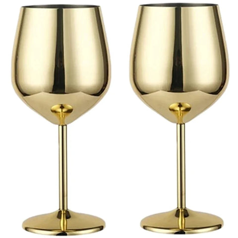 Cálice de Vinho de Aço Inoxidável 500ml