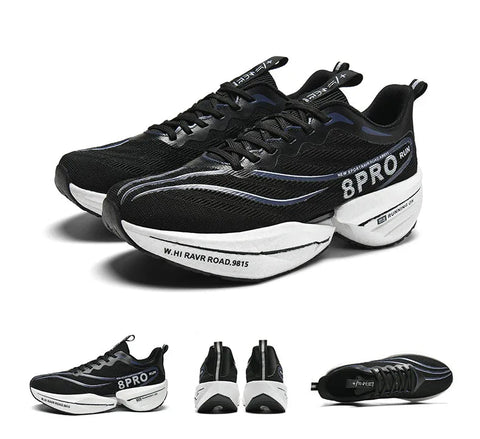 Tênis Esportivos para Corrida com Amortecimento a Ar e Placa de Carbono