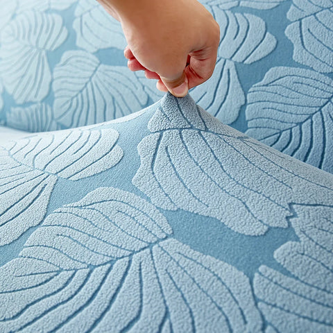 Capa de Sofá-Cama Jacquard com Saia e sem Braços