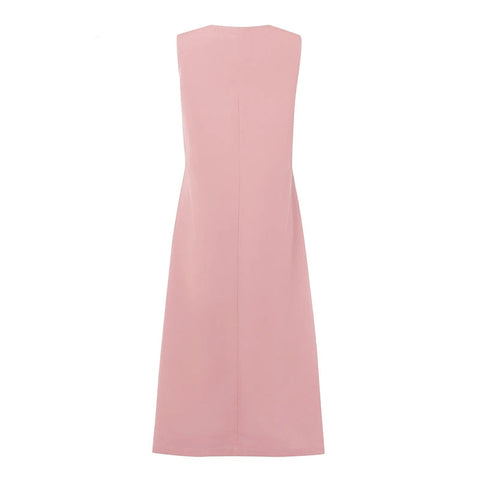 Vestido Midi em Linho Casual