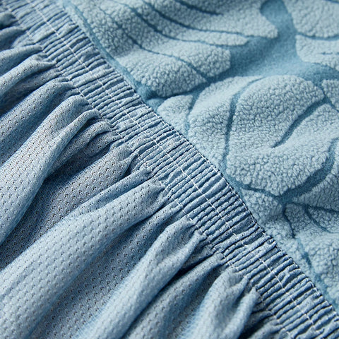 Capa de Sofá-Cama Jacquard com Saia e sem Braços