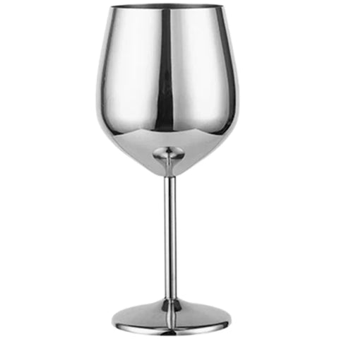 Cálice de Vinho de Aço Inoxidável 500ml