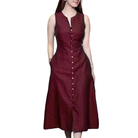 Vestido Feminino Alfaiataria Elegante