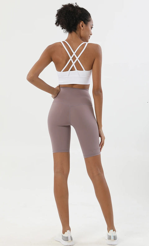 Shorts Feminino Cintura Alta Academia