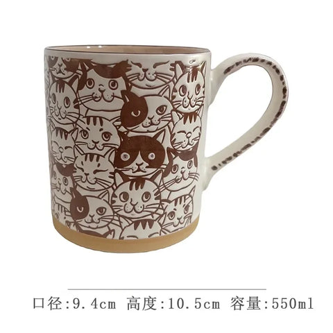 Caneca de Cerâmica Criativa Pets