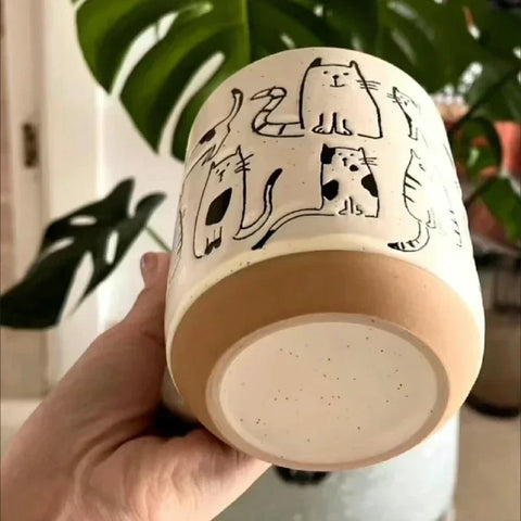 Caneca de Cerâmica Criativa Pets