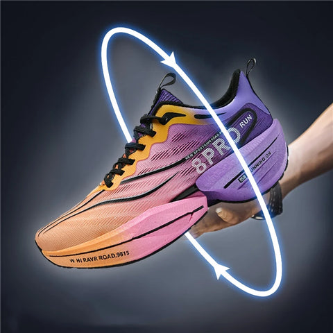 Tênis Esportivos para Corrida com Amortecimento a Ar e Placa de Carbono