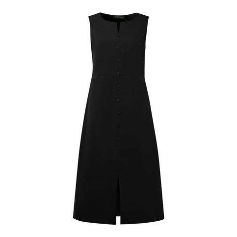 Vestido Midi em Linho Casual