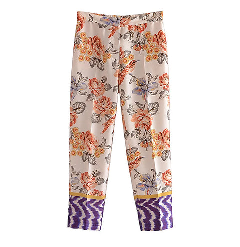 Conjunto Feminino Blazer e Calça Floral