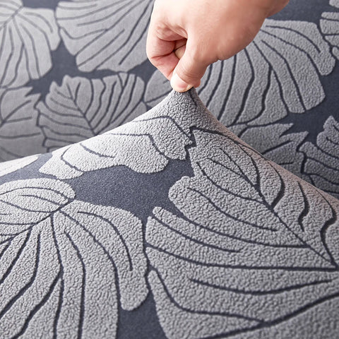 Capa de Sofá-Cama Jacquard com Saia e sem Braços