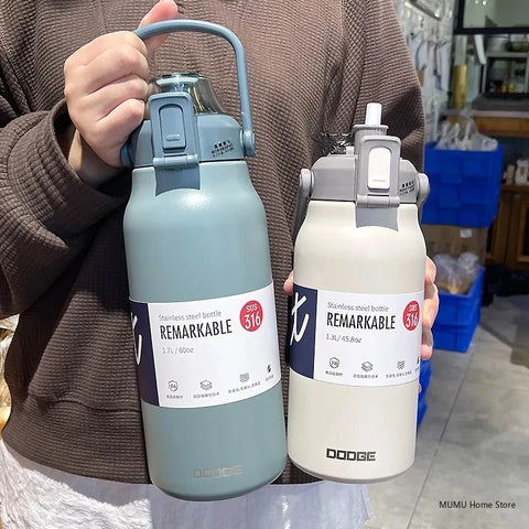 Garrafa Térmica de Aço Inoxidável DODGE 1300/1700ML