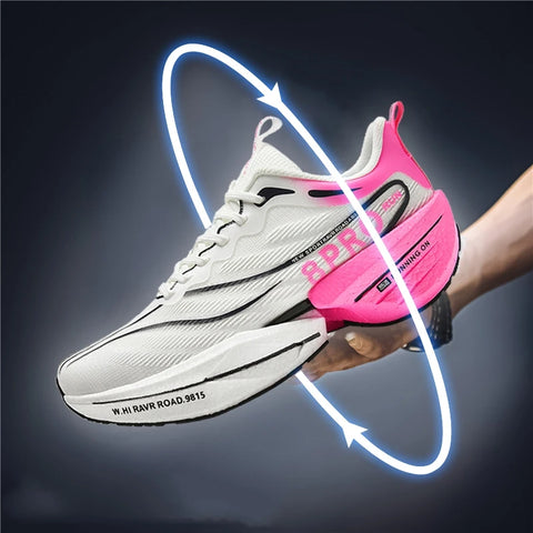 Tênis Esportivos para Corrida com Amortecimento a Ar e Placa de Carbono