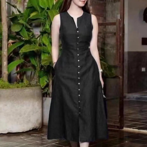 Vestido Feminino Alfaiataria Elegante