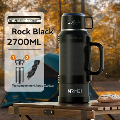 Garrafa Térmica Grande de Aço Inoxidável 2L, 4L, 5L, 6L