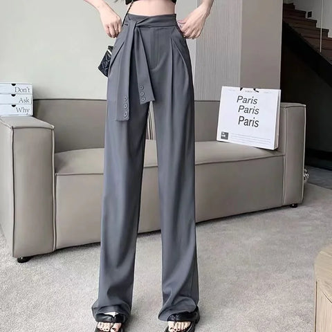 Calça Feminina Cintura Alta Alfaiataria