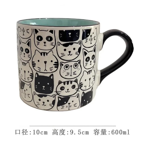 Caneca de Cerâmica Criativa Pets